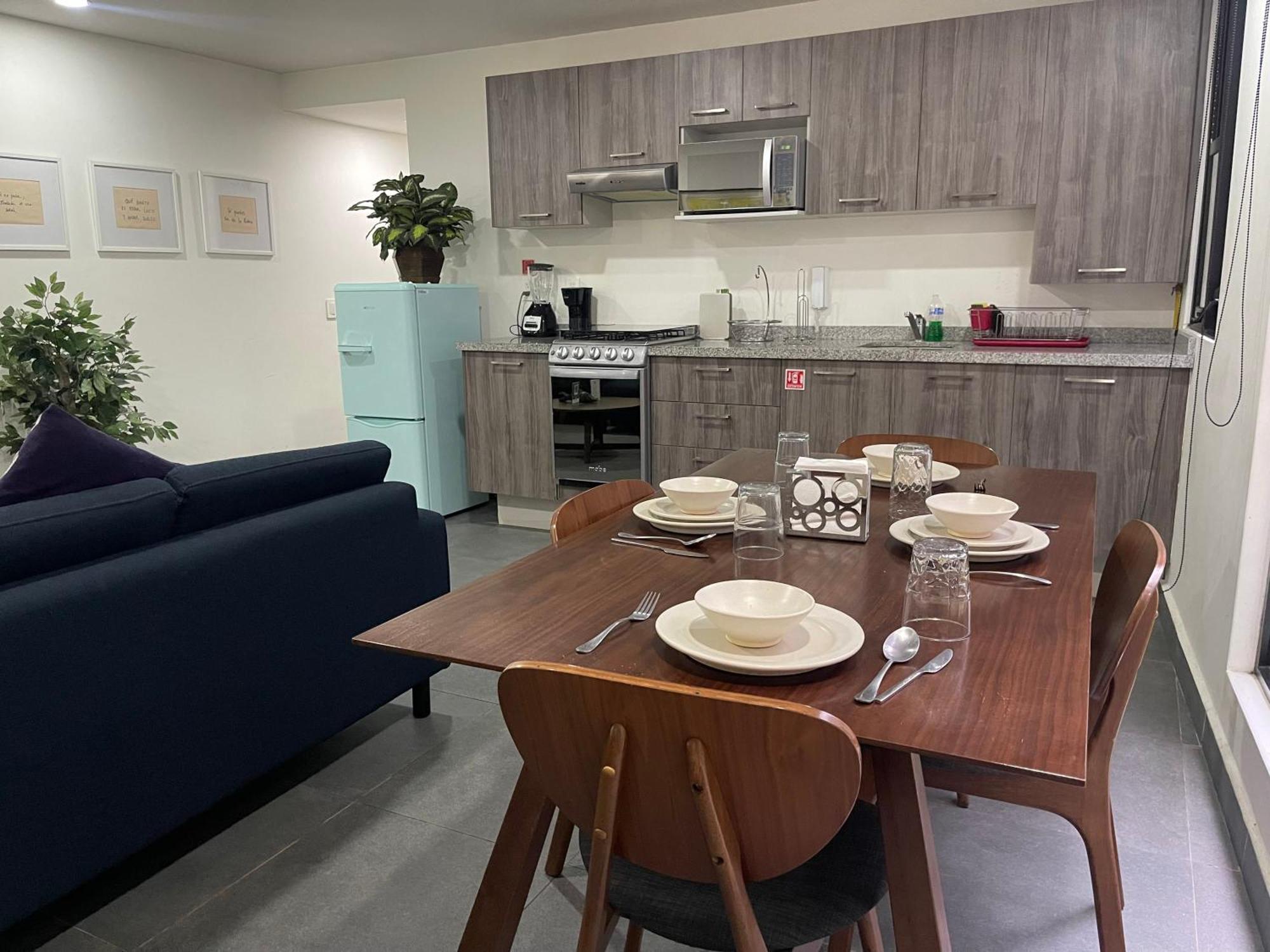 Nuevo Y Ubicado Departamento Zona Santafe Apartment Kota Meksiko Bagian luar foto